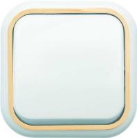 Выключатель 1кл СП Валентина бел/зол А16-040