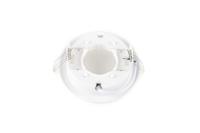 Светильник точечный LM-GX53-W H4 метал,встр., белый,кольцо в компл (106*83*38мм) Включай