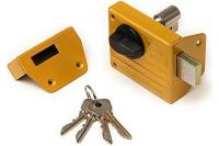 Замок накладной ЗН1-2 золото Зенит(ЗН1-2.1)