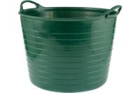 Ведро гибкое сверхпрочное 28л зеленое