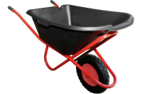 Тачка строительная 1-колесная 180л антиударная , колесо пневмо 4.00/8