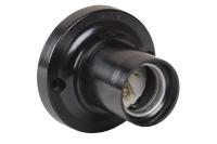 Патрон Е27ФПП01 потолоч.прямой на ножке карболит. черн.НЕ ЗАКАЗЫВАТЬ