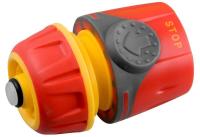 GRINDA PREMIUM 1/2', с автостопом, соединитель быстросъёмный для шланга, из ударопрочного пластика с TPR