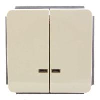 Выключатель 2кл в рамку Гуси