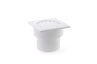 Трап д=110 вертикальный пласт, решетка 150*150