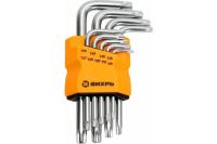 Набор ключей имбусовых 9шт Т10-Т50  Вихрь