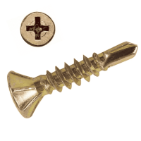 Саморез оконный 3,9х38 желт.цинк сверло