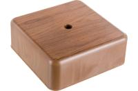 Коробка распаячная КМ для открытой проводки 75х75х28мм дуб IEK (арт.: UKO10-075-075-028-K24-E)