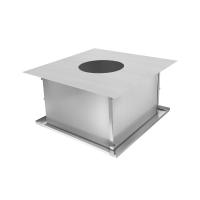 ППУ (нерж.зерк.0,5/оц.0,5мм),380*380мм,ф115мм