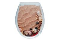 Сиденье для унитаза (ПЕСОК) (1/10) 'МУЛЬТИПЛАСТ'