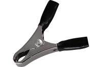 REXANT зажим крокодил 10А 50мм черный, 16-0012