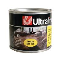 Эмаль ПФ-266 д/пола Красно-коричневая 1,8кг Ultra Lines
