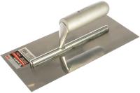 Гладилка стальная с пластиковой ручкой 280*130мм зубчатая, зуб 6*6мм