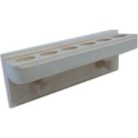 Полочка для масел на 4 пузырька с вешалкой