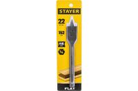 STAYER FLAT 22x152мм, сверло по дереву перовое