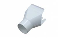 Воронка желоба белая 90мм