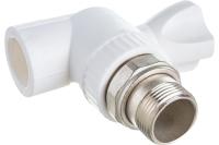 Кран шаровый для радиатора угловой PPRC 25*3/4 Lammin