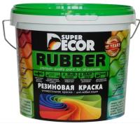 Резиновая краска SUPER DECOR №1 ОНДУЛИН ЗЕЛЕНЫЙ 1кг