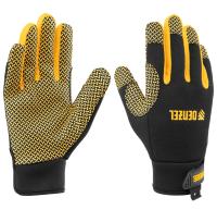 Перчатки универсальные, силиконовое нанесение, размер 10// Denzel