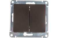 Механизм выключателя 2-кл. СП Glossa 10А IP20 (сх. 5) 10AX шоколад. SchE GSL000851