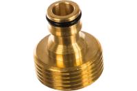 Адаптер латунный, 1, внешняя резьба Palisad