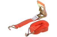 Ремень для крепления груза, храповый механизм 196 мм, лента 50 мм x 8 м, 2000 / 4000 кг (РК2508)