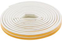 Уплотнитель, 6 м, профиль 'P', белый Сибртех
