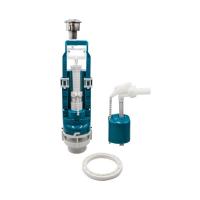 Арматура с один. кноп. пуском ниж. подв. д=40 с/п хром кнопка 