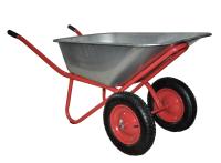 Тачка строительная 200кг( 2 пневмо колесо) 110л 500Р BELAMOS