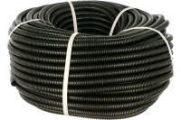 Труба гофрированная ПНД строительная безгалогенная  20мм черная