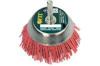 Корщетка-чашка  нейлоновая со штифтом 75мм