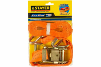 STAYER 8 м, 35 мм, 2 т, ремень для крепления груза, Professional (40562-8)