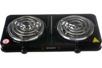Электроплитка ENERGY EN-904В, 2 комфорки, спираль (ТЭН), 1 кВт+1кВт, черная 158967