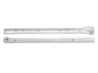 Направляющие роликовые L-400мм белые