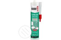 Герметик  KUDO силиконовый санитарный прозрачный 280мл