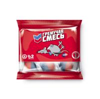  Приманка от грызунов тесто-брикет 100гр (8шт) мумиф. Гремучая смесь красно-синие. Россия