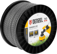 Леска для триммера двухкомпонентная витой квадрат 3,0мм*163м