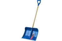 ЗУБР АНГАРА, ковш 52 см, морозостойкий поликарбонат, ударопрочная, легкий черенок из алюминия, V-ручка, снеговая лопата, ПРОФЕССИОНАЛ (39980)