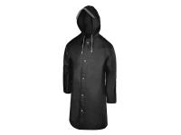 Дождевик (плащ на кнопках) 75*120см черный (капюшон) EVA005G Komfi