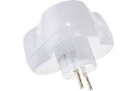 Тройник с з/к кругл.бел.16А UNIVersal АК303