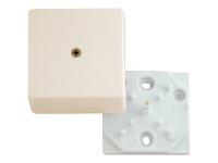 Коробка распределительная ОП 60х60х30мм с клемм. бел. HEGEL КРК2701