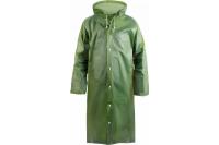Дождевик (плащ на кнопках) 75*120см зеленый(капюшон) EVA005G Komfi