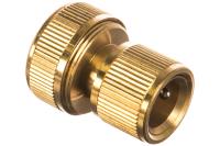 Соединитель латунный, быстросъемный для шланга 3/4 Palisad
