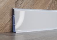 Плинтус Деконика 001 белый с к/к 70мм 2,2м 