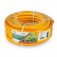 Шланг резиновый (ТЭП) Soft Touch армир. 3/4' 25м Желтый давл.7-23бар. В приДАЧУ (толщ.3мм, 25м)