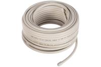 Кабель ТВ белый CCS RG 6U 75Ом