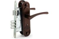 Замок врезной ЗВ9.2-0,1 Омега серебро