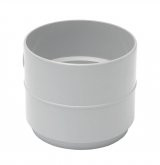 Муфта трубы белая 75мм