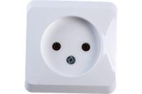 Розетка 1-гн без з/к встраиваемая белый РС16-001b 'Этюд'