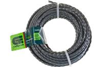 Леска для триммера квадратная , витая, армир. алюминием 3,0мм*10м